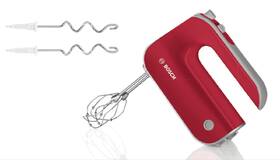 Ruční šlehač Bosch MFQ40303 stříbrný/červený