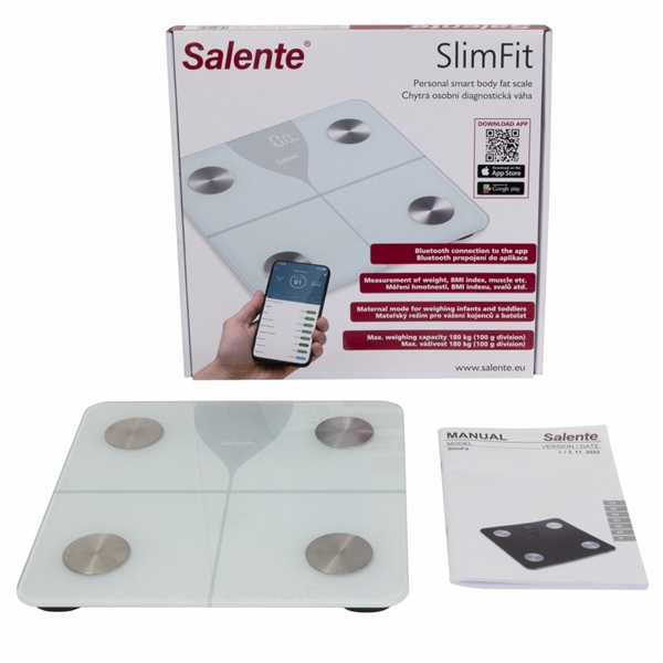 Smart osobní váha Salente SlimFit-WH