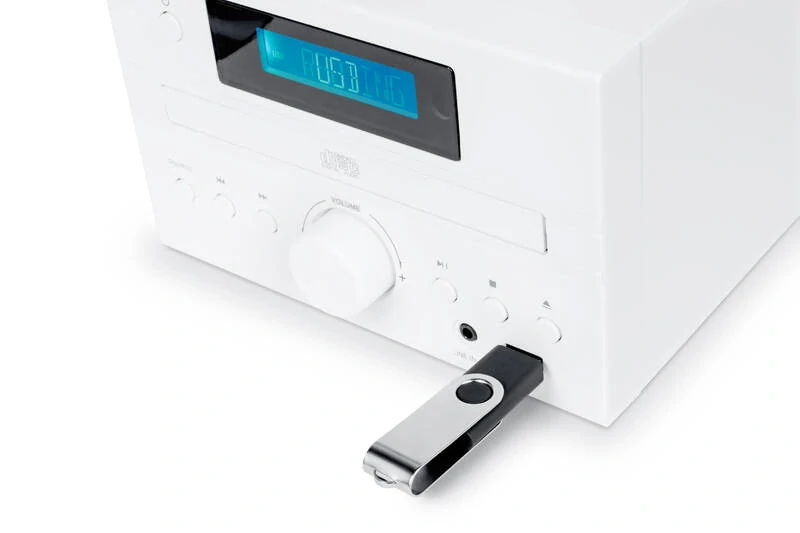 Mikrosystém Thomson MIC121BT bílý/hnědý