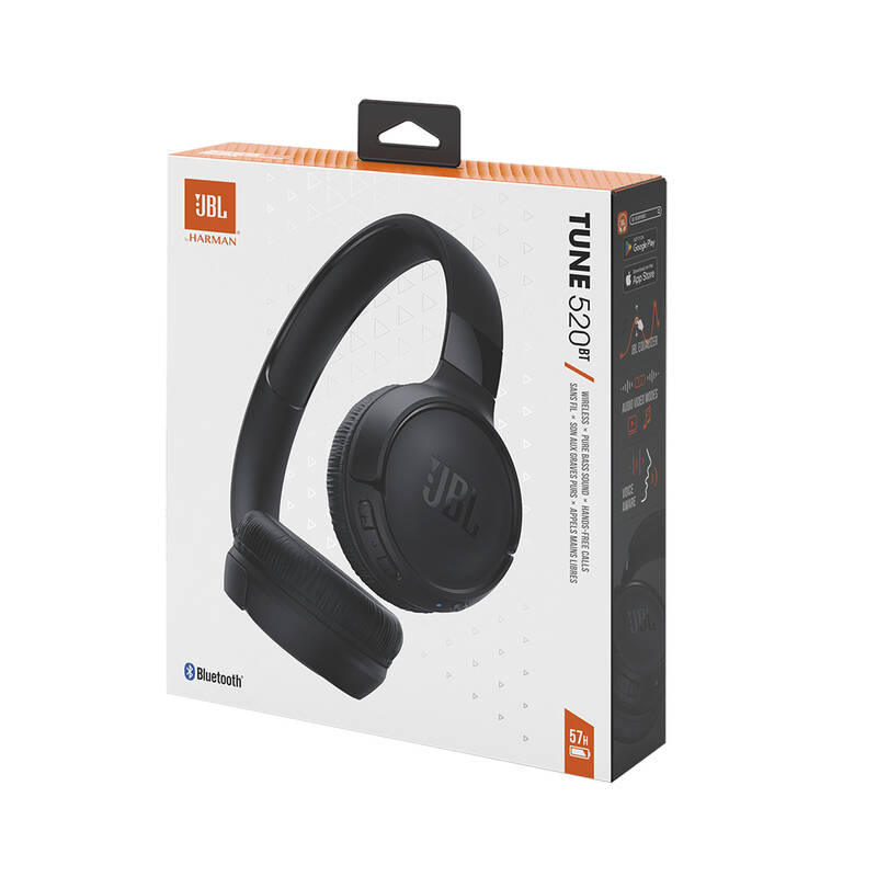 Sluchátka JBL Tune 520BT Bluetooth Headset Black
