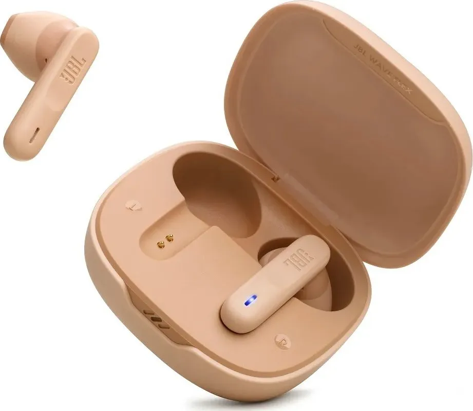 Sluchátka JBL Vibe Flex Beige