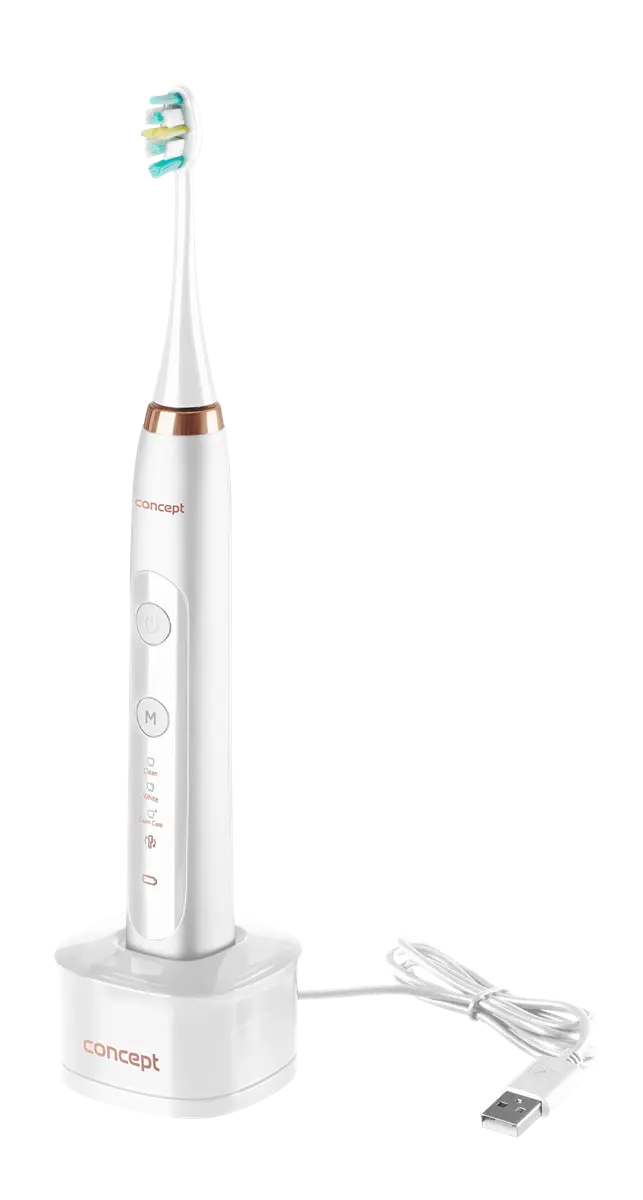 Sonický zubní kartáček Concept ZK7010, s cestovním pouzdrem PERFECT SMILE, white