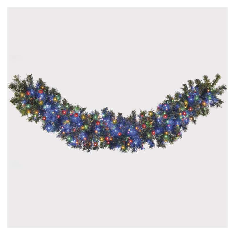 LED vánoční řetěz – ježek, 8 m, venkovní i vnitřní, multicolor, časovač