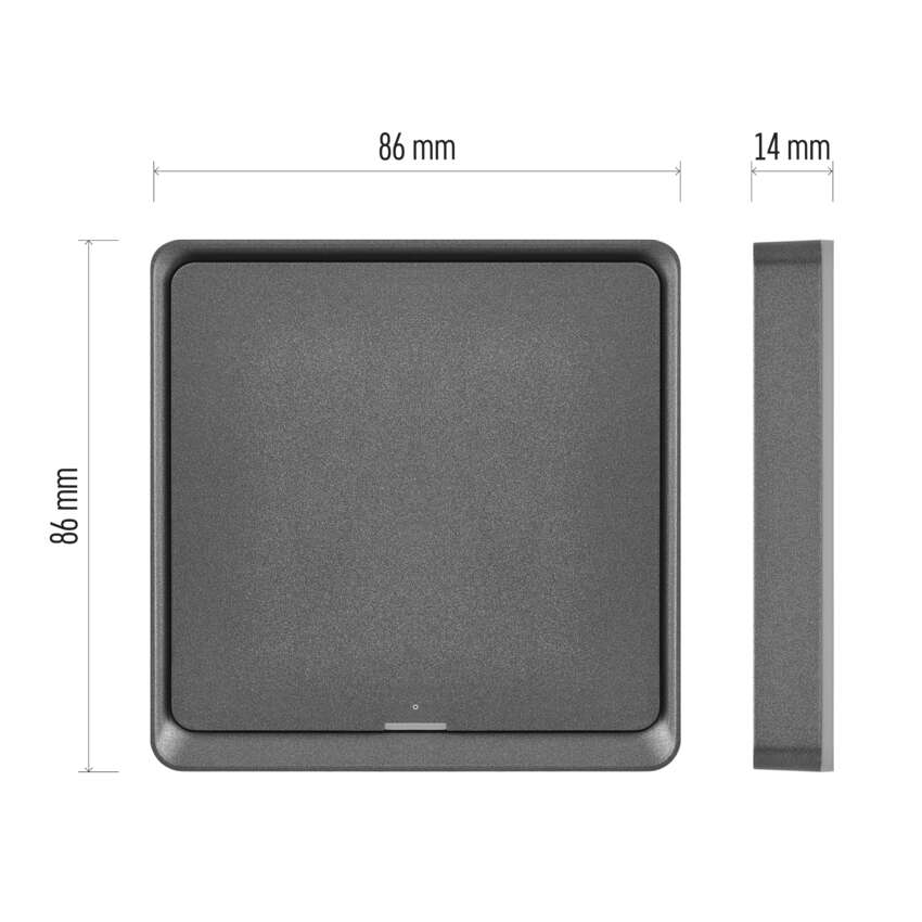 GoSmart Přenosný ovladač scén IP-2001ZW, ZigBee 3.0, 1-tlačítkový