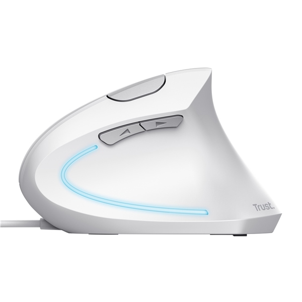 Myš Trust Verto Ergonomic / optická/ 6 tlačítek/ 1600DPI - bílá