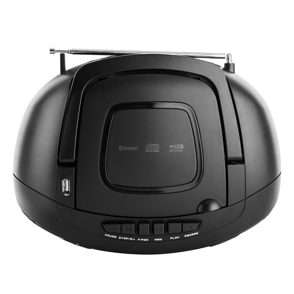 Radiomagnetofon s CD JVC RC-E451B, černý