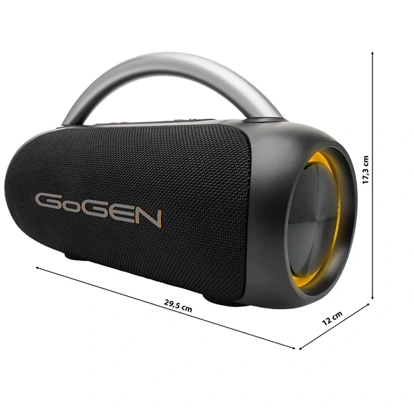 Přenosný reproduktor GoGEN ROLLEE BS 380, černý