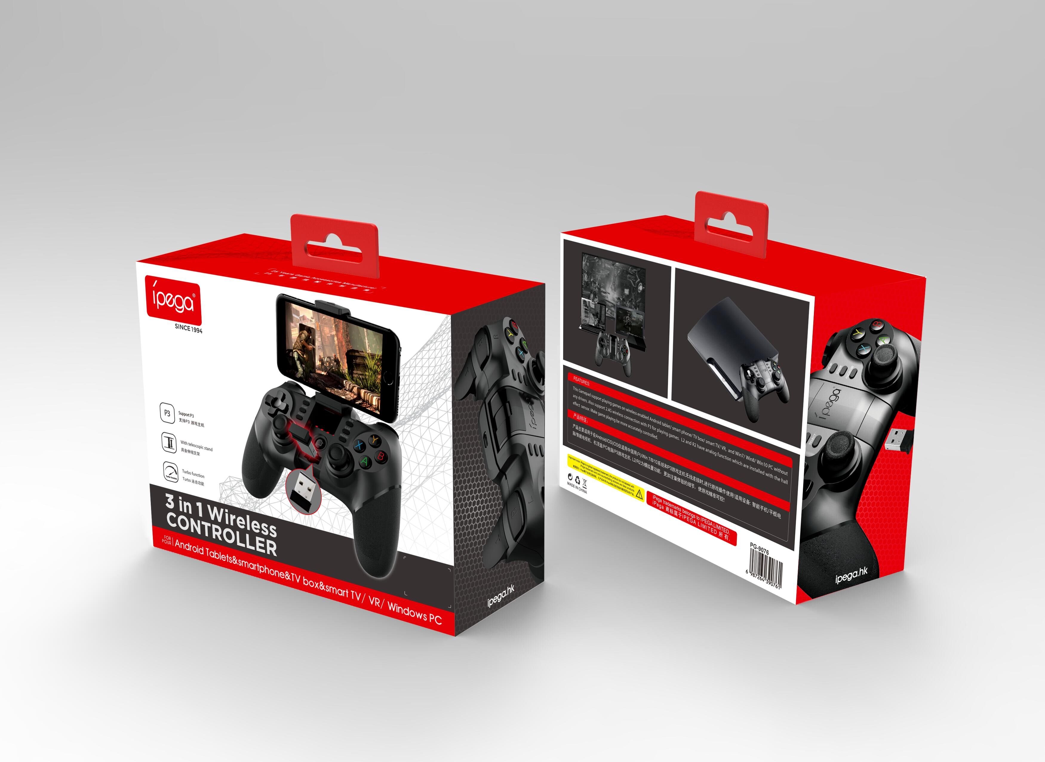 Gamepad iPega 9076 2.4GHz Bluetooth Fortnite Android/iOS/PS3/PS4/PC/Android