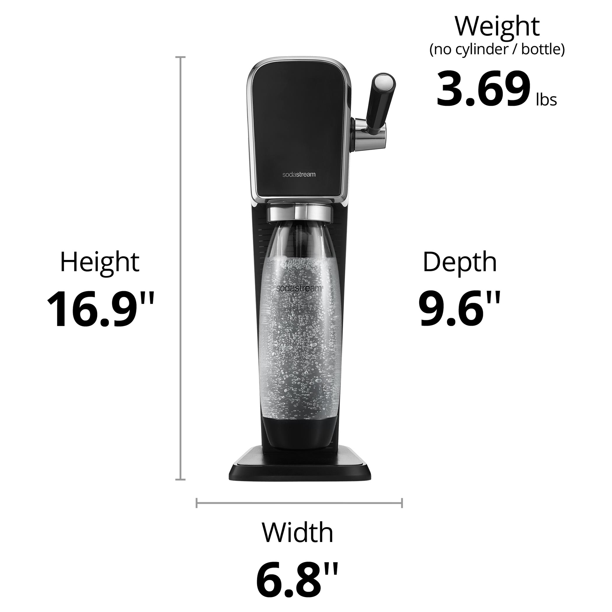 Výrobník sodové vody SodaStream ART Black