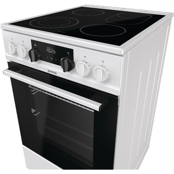 Sporák el. Gorenje EC5351WA, sklokeramika