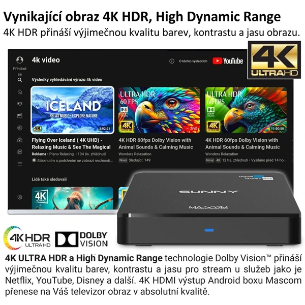 Multimediální centrum Mascom SUNNY