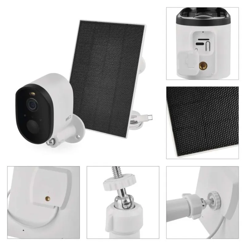 GoSmart Venkovní bateriová kamera IP-1150 SNAP s WiFi a solárním panelem