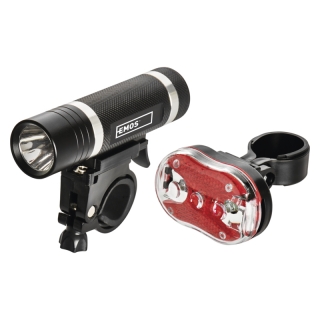 LED přední + zadní svítilna na kolo P3920