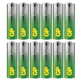 Alkalická baterie GP Super AA (LR6) 8+4