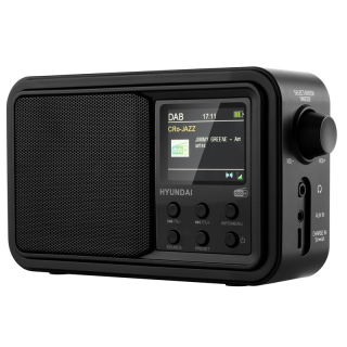 Radiopřijímač DAB+ Hyundai PR 650 BTDAB, černý