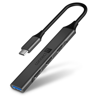 USB Hub Connect IT USB-C (1xUSB-A 3.0, 3xUSB-A 2.0)