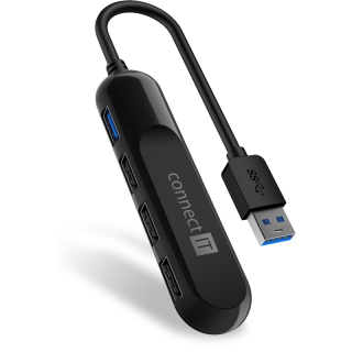 USB Hub Connect IT USB 3.0/USB 3.2, 3x USB 2.0