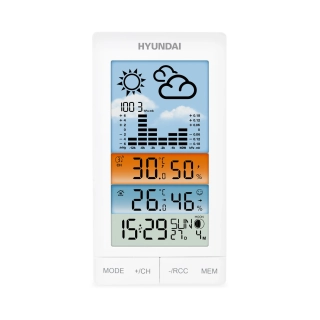 Meteorologická stanice Hyundai WS 2050 bílá