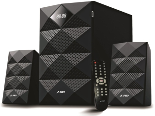 Reproduktory Fenda F&D A180X 2.1 bluetooth, rádio, USB, dálkové ovládání - černé